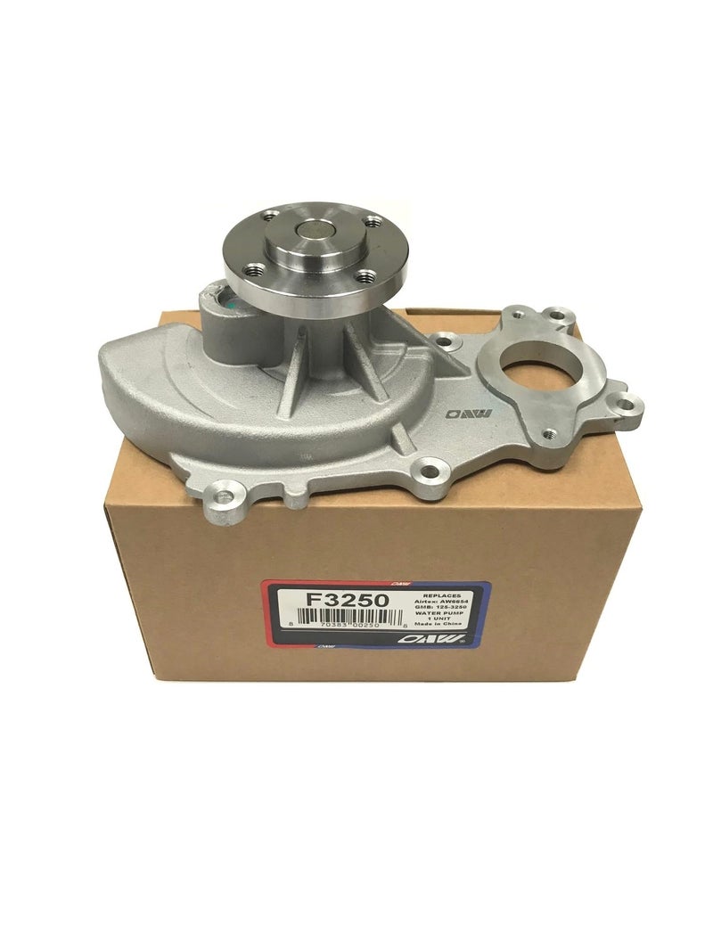OAW F3250 Water Pump [4-Bolt Pulley Flange] for Ford 3.5L-V6 on 2011 2012 2013 2014 2015 2016 F150 15-17 Expedition Navigator (Check before Purchase If you have 3 or 4 Bolts flange) - Image 2